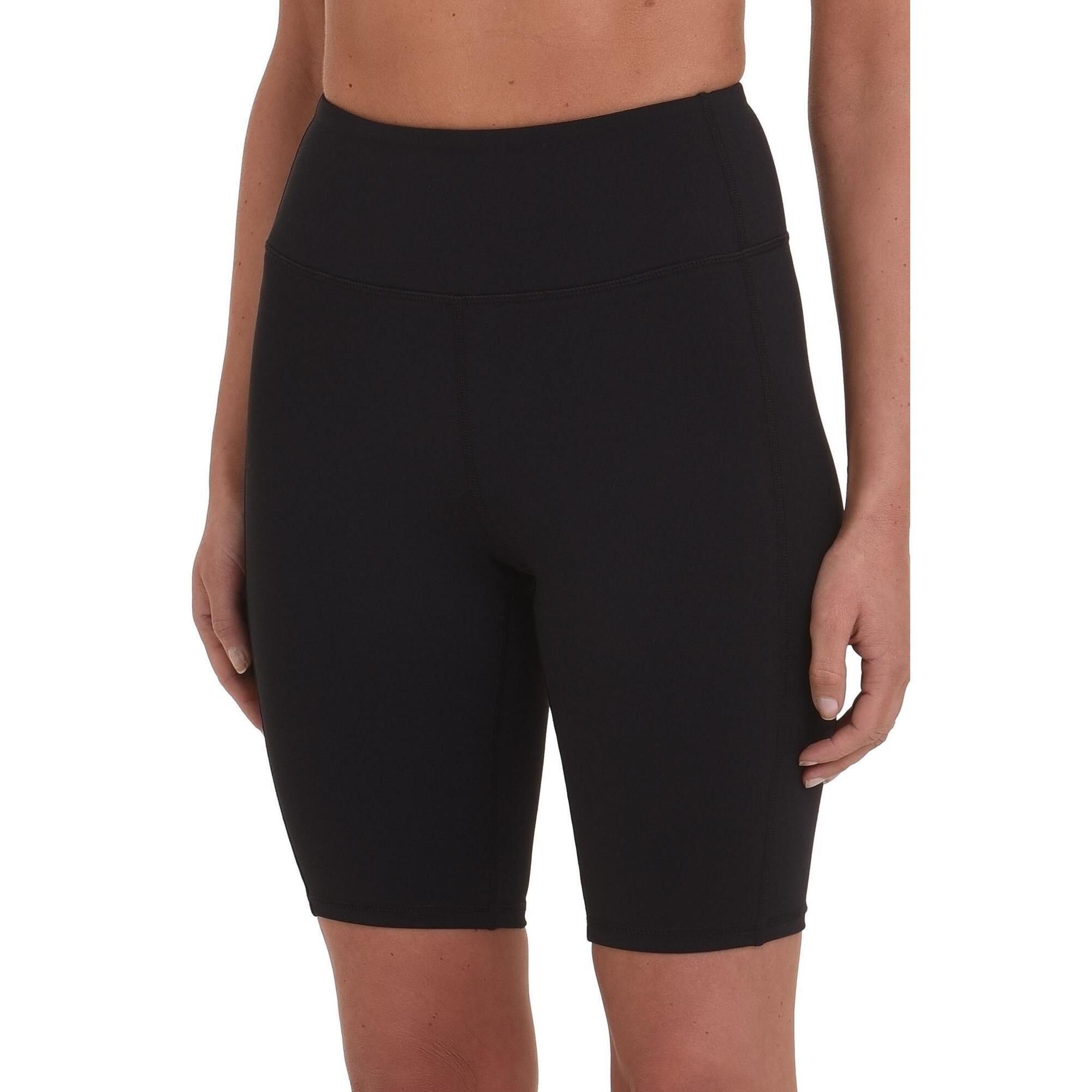 Women's Equilibrium Yoga Shorts - Black 1/5