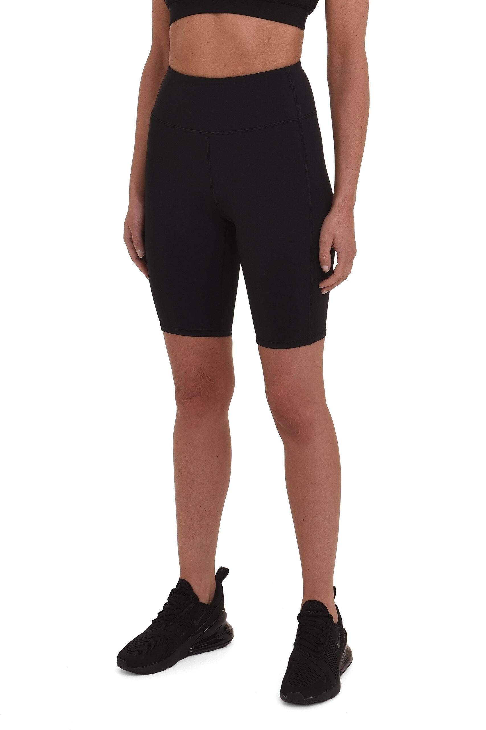 Women's Equilibrium Yoga Shorts - Black 3/5