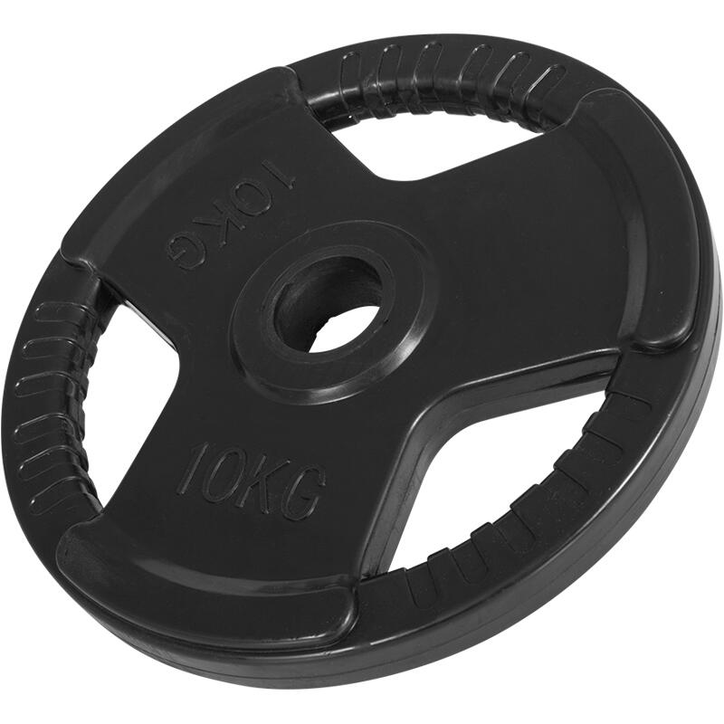 Sztanga 50 kg: gryf olimpijski + obciążenia gumowane 4/7