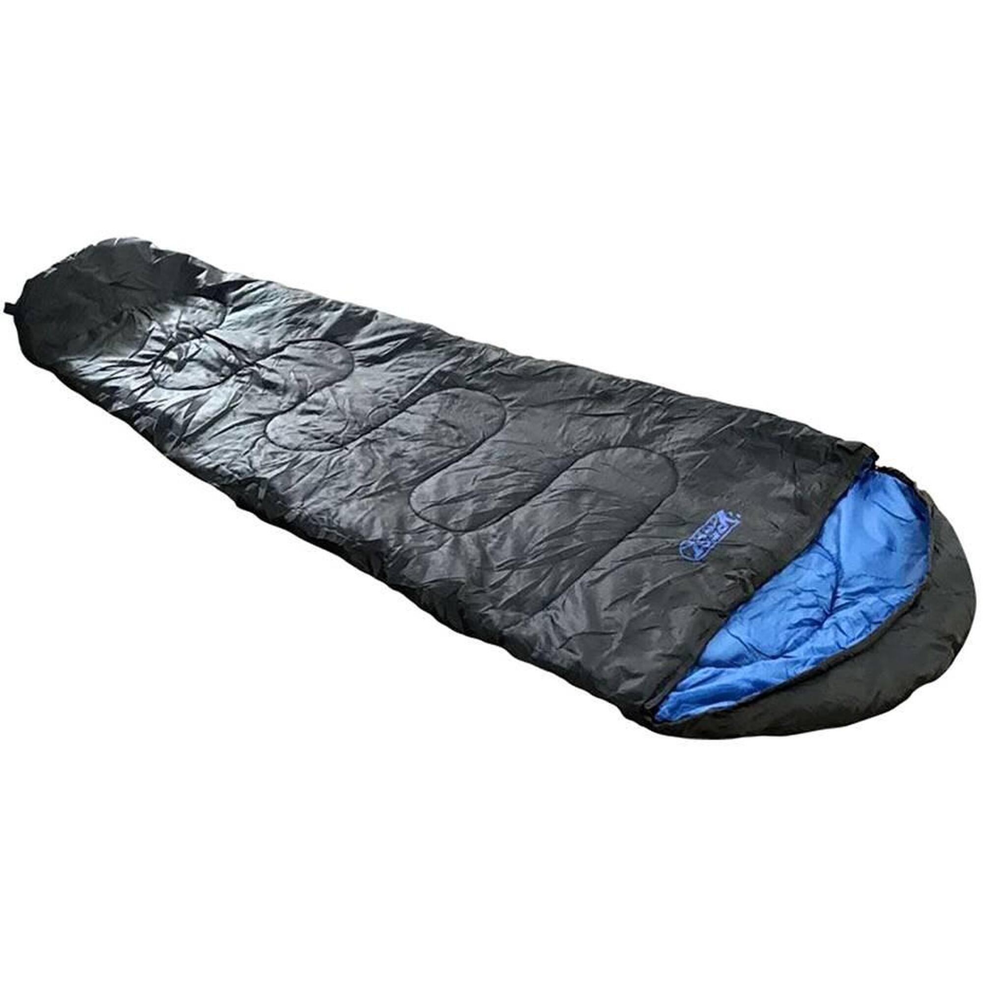 Best Sporting - Sac De Couchage Randonnée - Jutland Noir Adulte - Sac De Couchage - Bleu|noir - 210 Cm - Decathlon