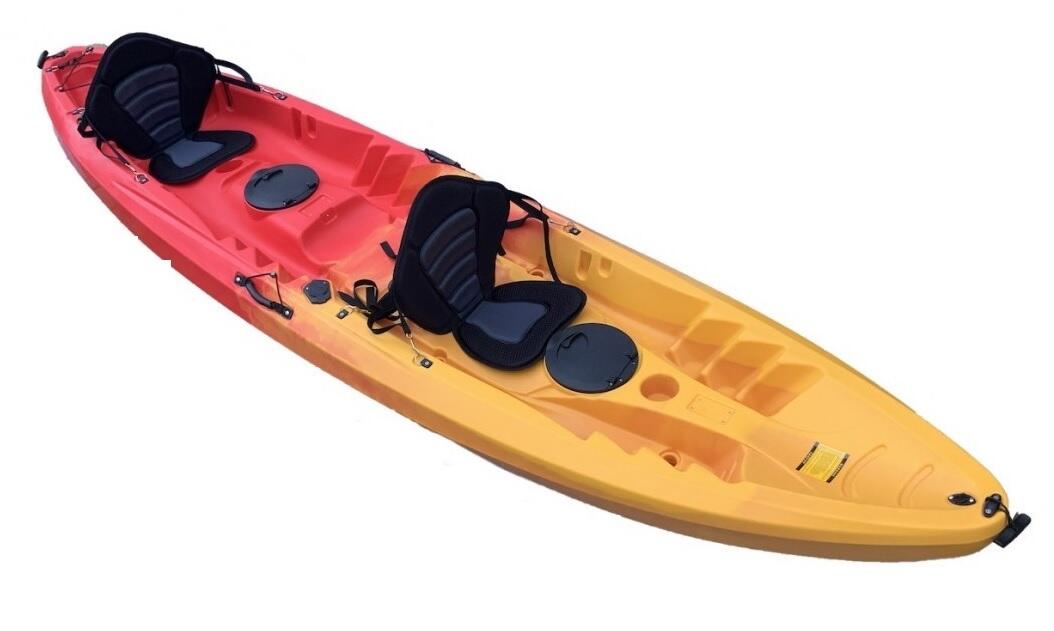 Kajak dwuosobowy sit on top do pływania Scorpio kayak Orinoko 2 zestaw 2/4