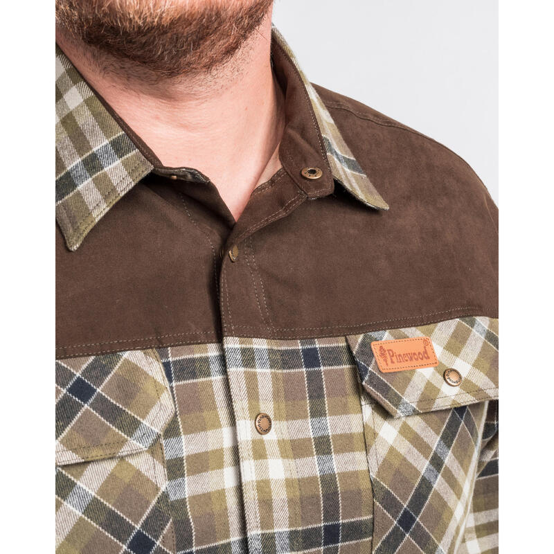 Pinewood Douglas Shirt - Olive/Kaki (9436)