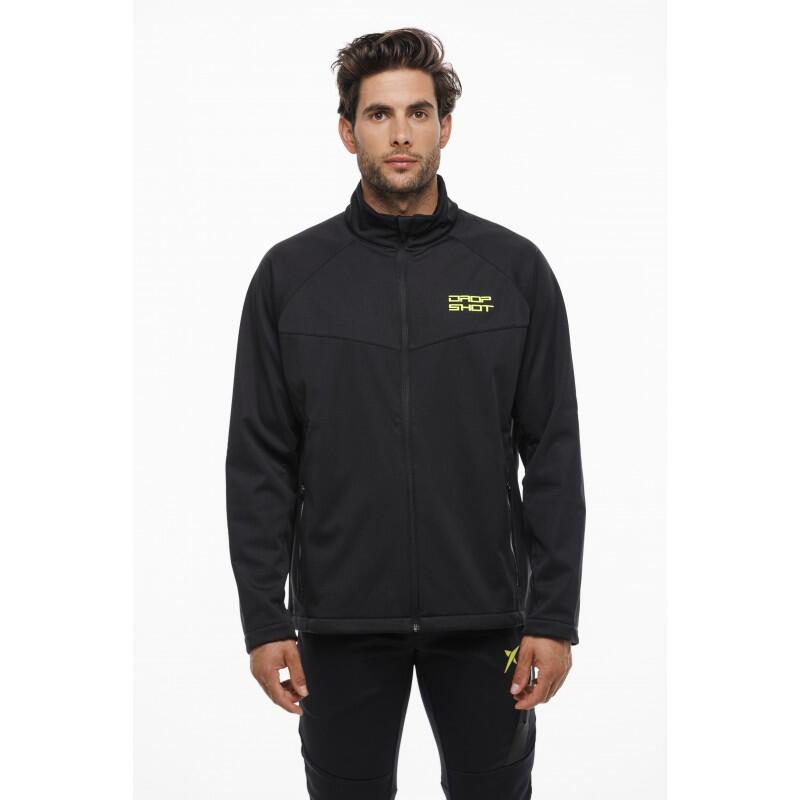 Drop Shot - Veste De Padel Softshell Pour Homme Drop Shot Rayco - Sweat-shirt - Jaune|noir - 48 Xl - Decathlon