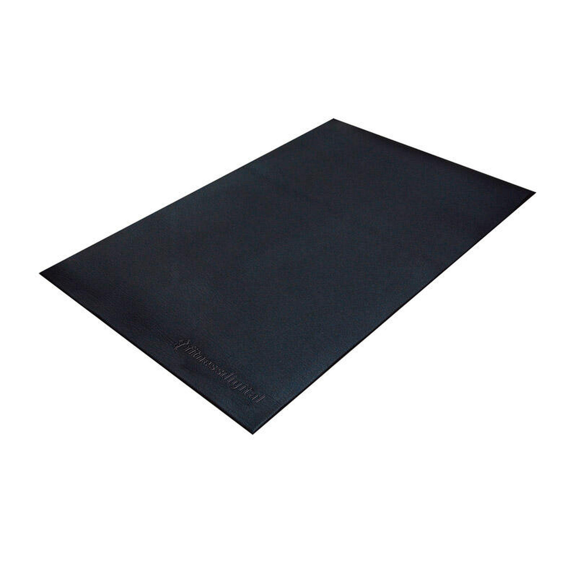 Fitnessdigital - Protecteur De Sol 160 X 87 Cm - Tapis De Gymnastique - Noir - 160 Cm - Decathlon