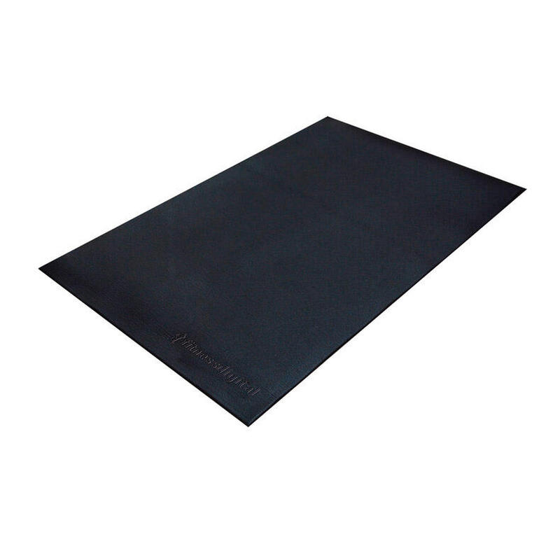 Fitnessdigital Protector De suelo esterilla para color negro cintas correr bicicletas 160 x 87cm