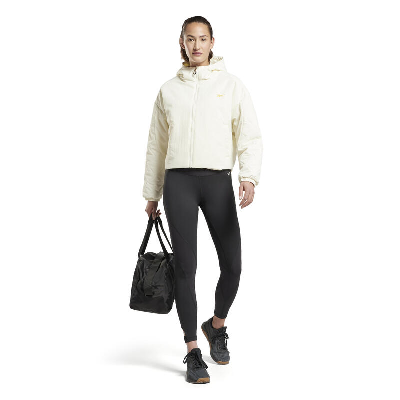 Chaqueta con capucha y cremallera para mujer Reebok Thermowarm+Graphene