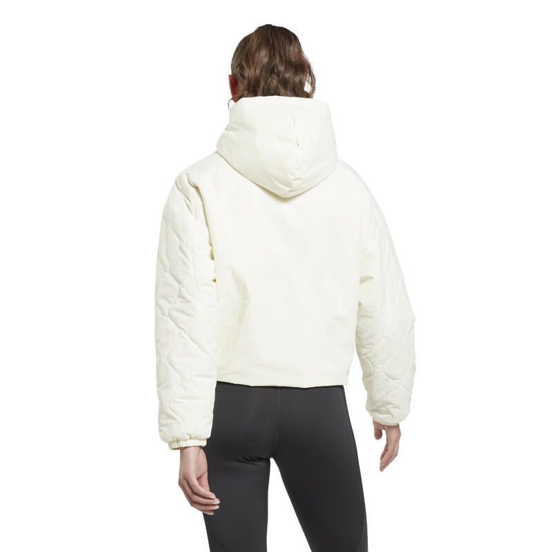 Chaqueta con capucha y cremallera para mujer Reebok Thermowarm+Graphene