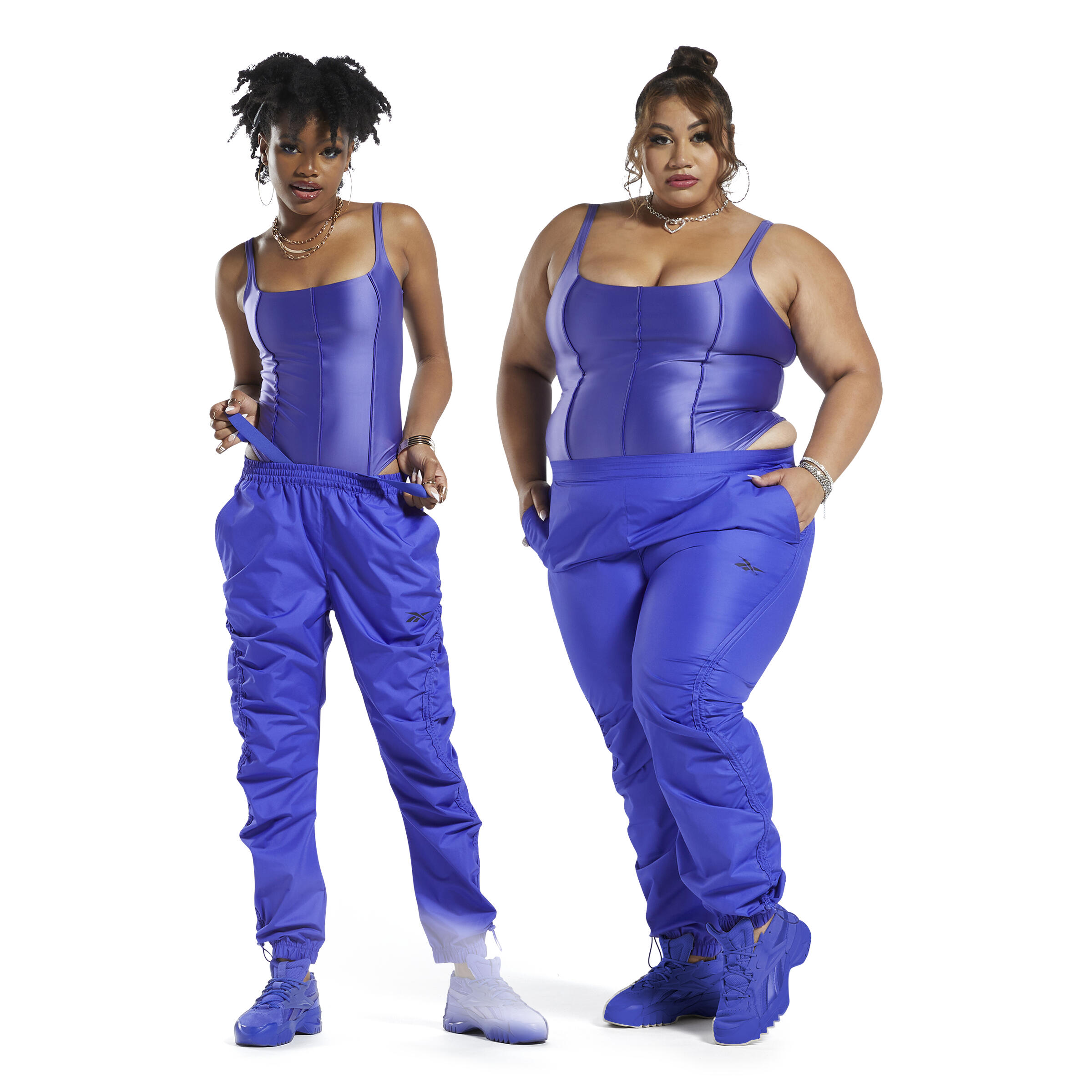 Pantaloni da donna in felpa intrecciata Reebok Cardi B 5/5