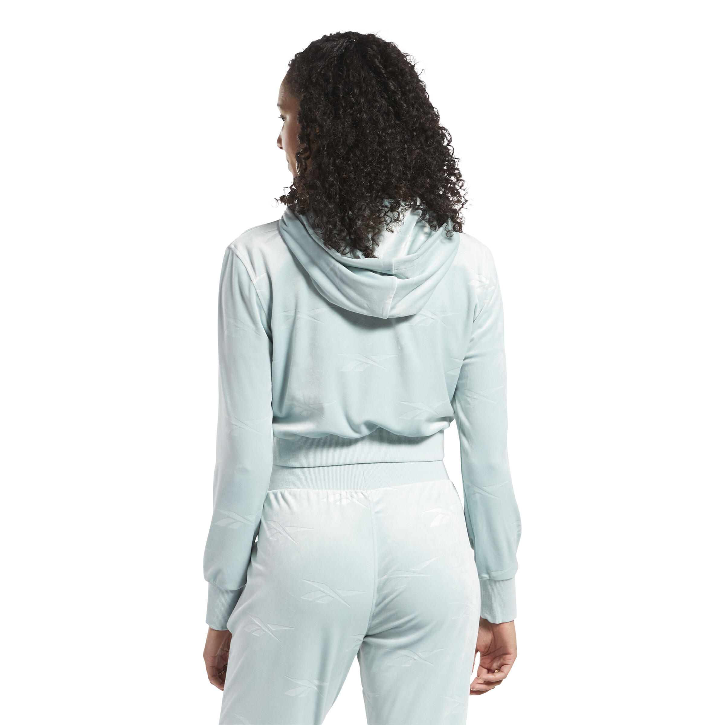 Sweatshirt zippé en velours femme Reebok Classics Energy Q4 4/5