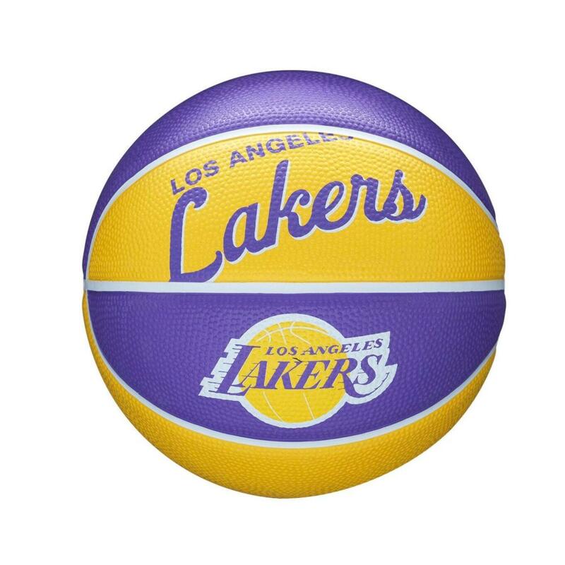 Mini pallacanestro Wilson NBA Team Retro - Los Angeles Lakers