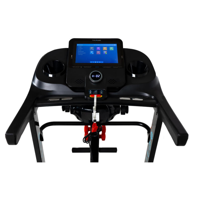 Skládací elektrický bieżnia Thunder React DS TFT Black 18 km/h