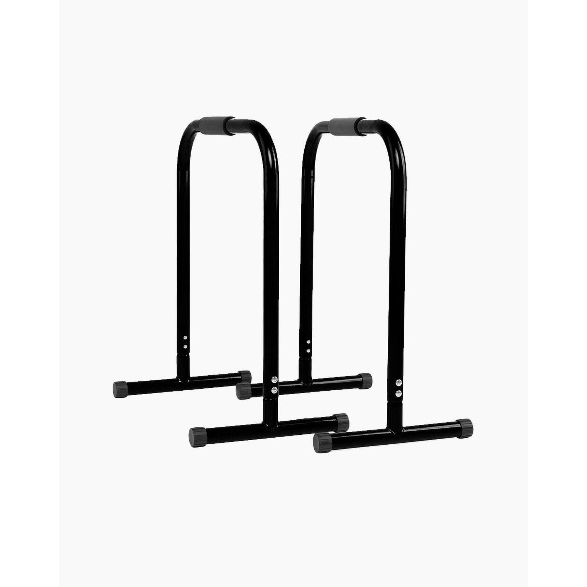 Barras Paralelas Pretas BOOMFIT BOOMFIT Decathlon