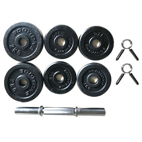 Kit 10 kg de Mancuernas 2 en 1 Ajustables MultiFit Musculaci n