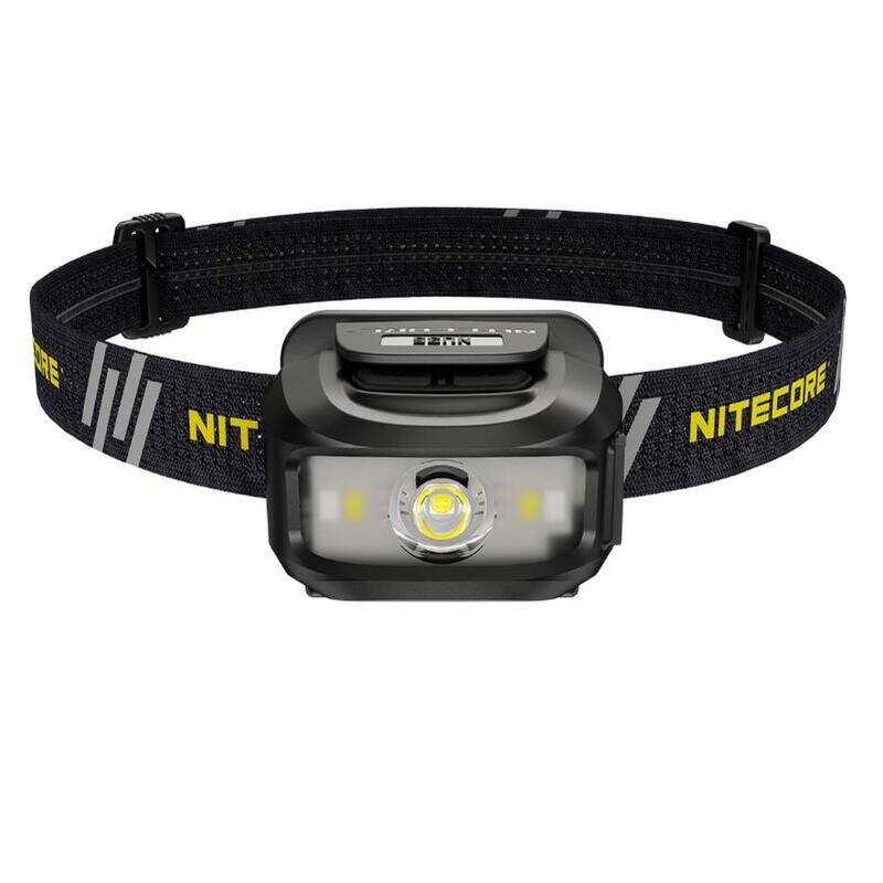 NU35  充電式雙電源輕量登山頭燈460流明  / 黑色