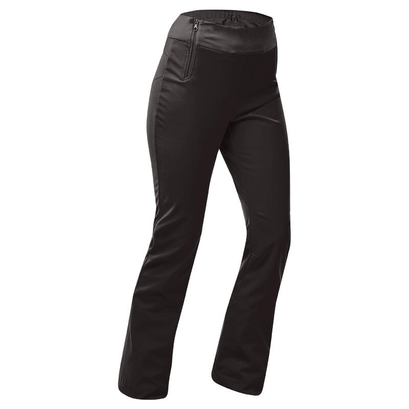 Verhuur - Skibroek voor dames 500 slim fit zwart