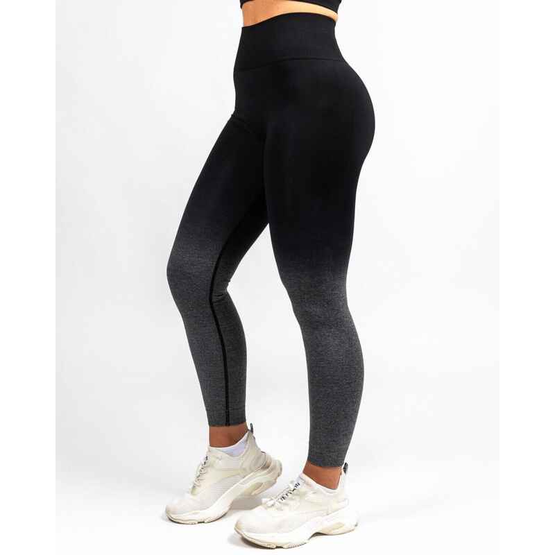 Flow-Active Sportleggings Damen | Schwarz-Grau | Hohe bund | JT Supply