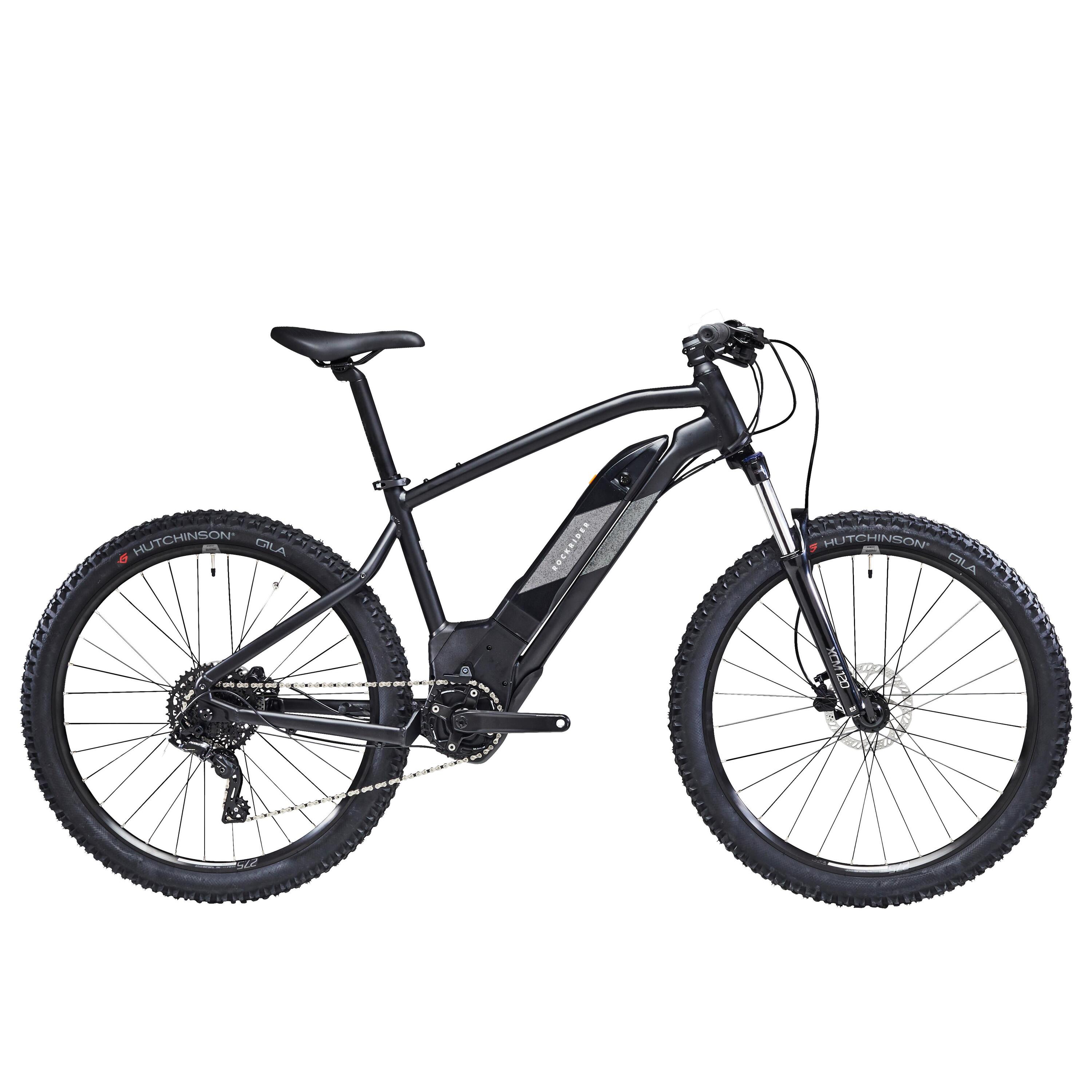 ROCKRIDER Refurbished - Elektrische mountainbike E-ST 500 hardtail zwart... - UITSTEKEND