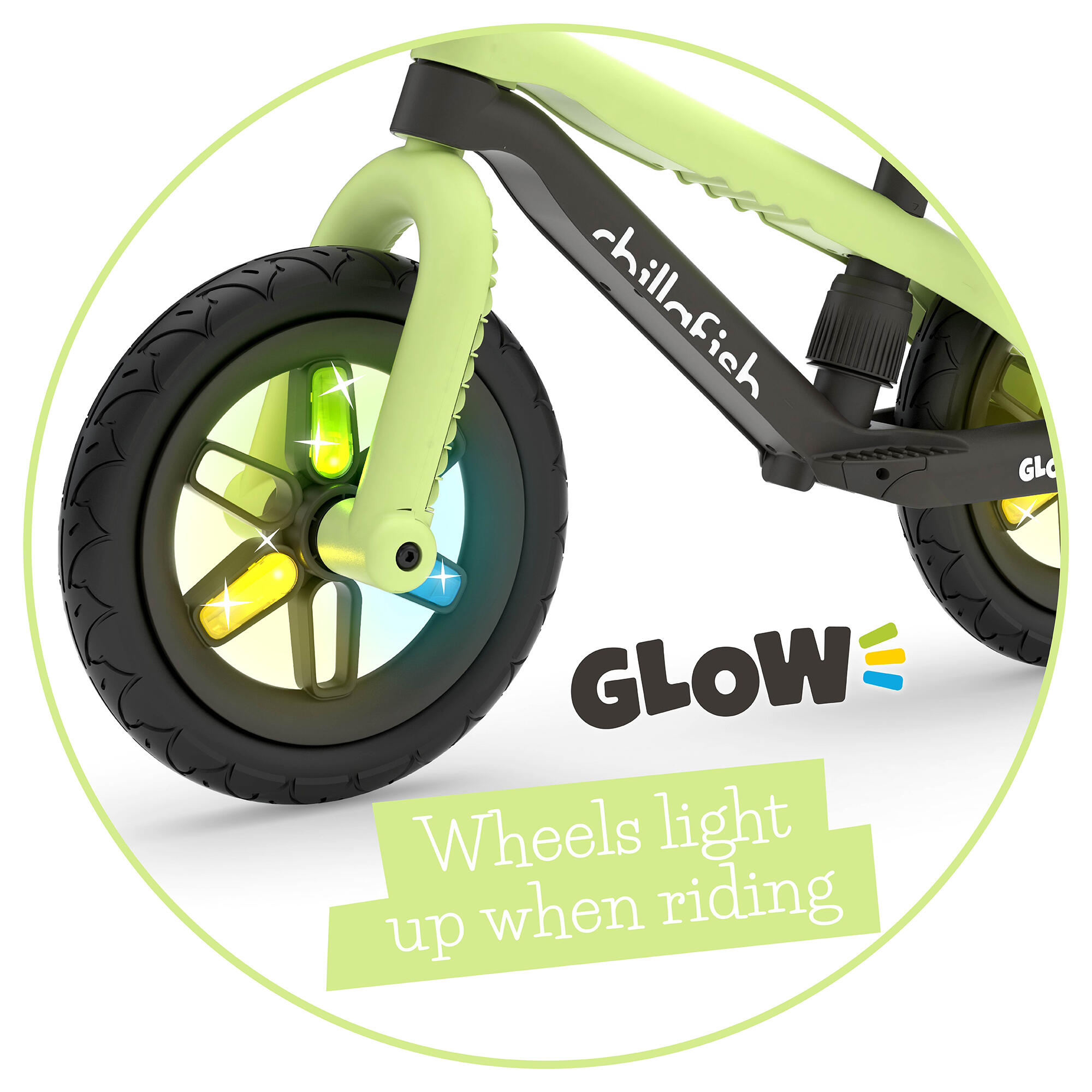 Chillafish BMXie Glow, la draisienne légère avec des roues lumineuses LED 6/7