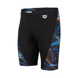 Arena Allover Swim Jammer - Black/Multi