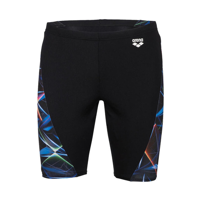 Arena Allover Swim Jammer - Black/Multi