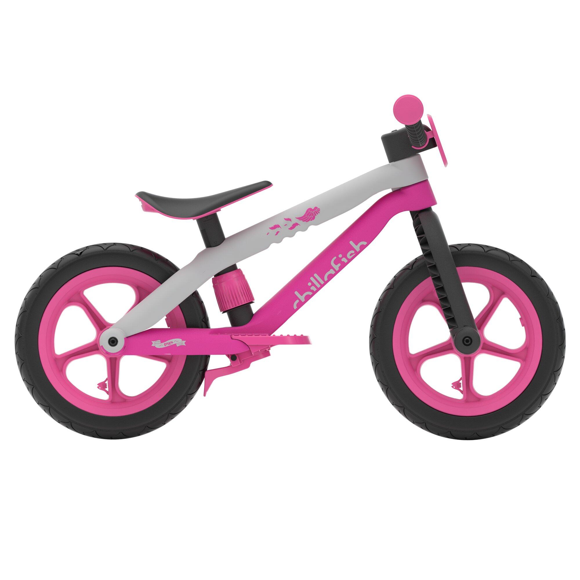 Chillafish - Draisienne Bmxie 2 : Super Cool Avec Son Frein À Pied Et Repose-pied Intégré - Vélo Enfant - Rose - 12" - Decathlon