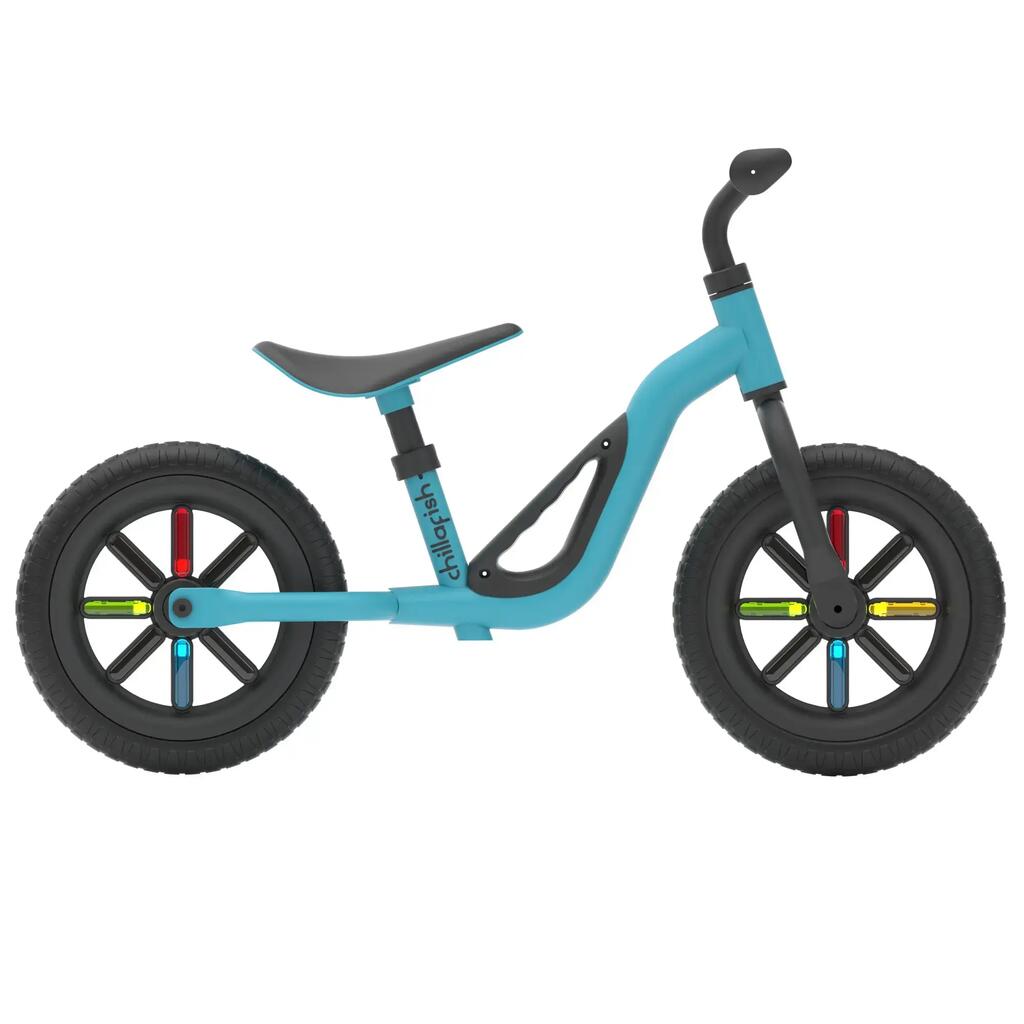 Chillafish Charlie Glow Steel Balance Bike Blue, Adjustable