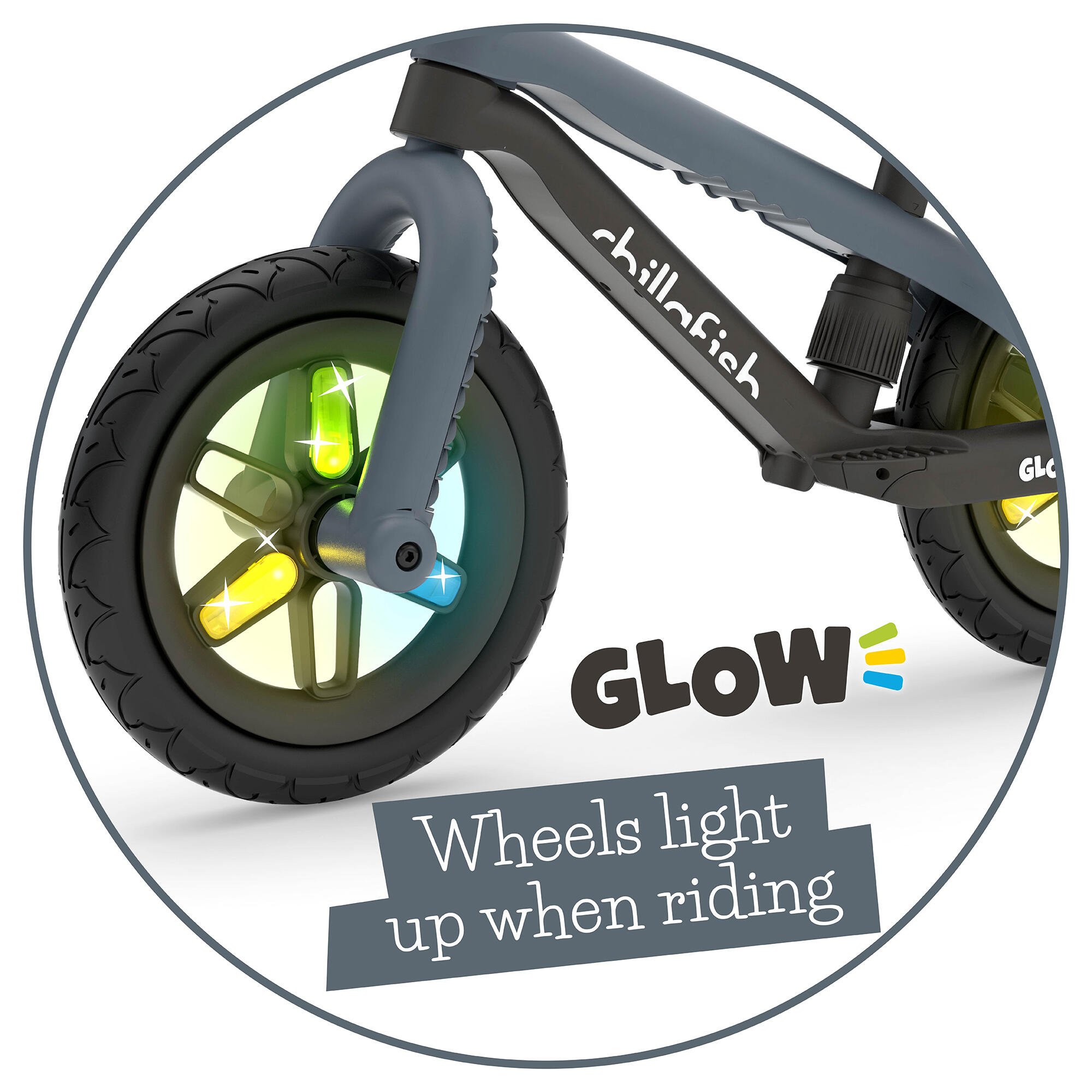 Chillafish BMXie Glow, avec des roues lumineuses LED 4/7