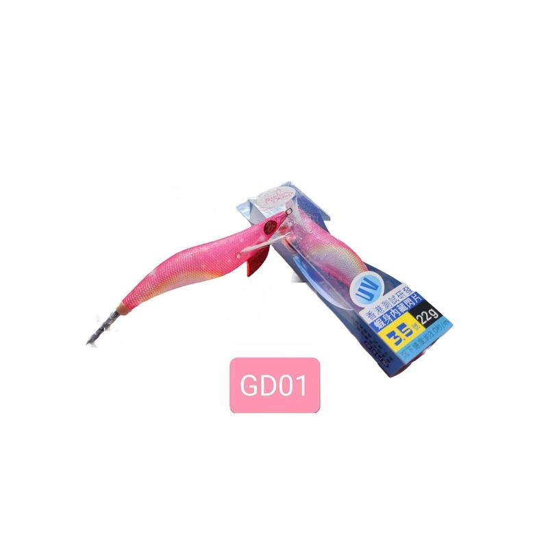 GD Squid Jig EGI 22g - #3.5 GD01 (Pink)