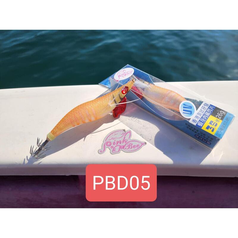 PBD Squid Jig EGI 26g - #3.5 PBD05 (Orange)