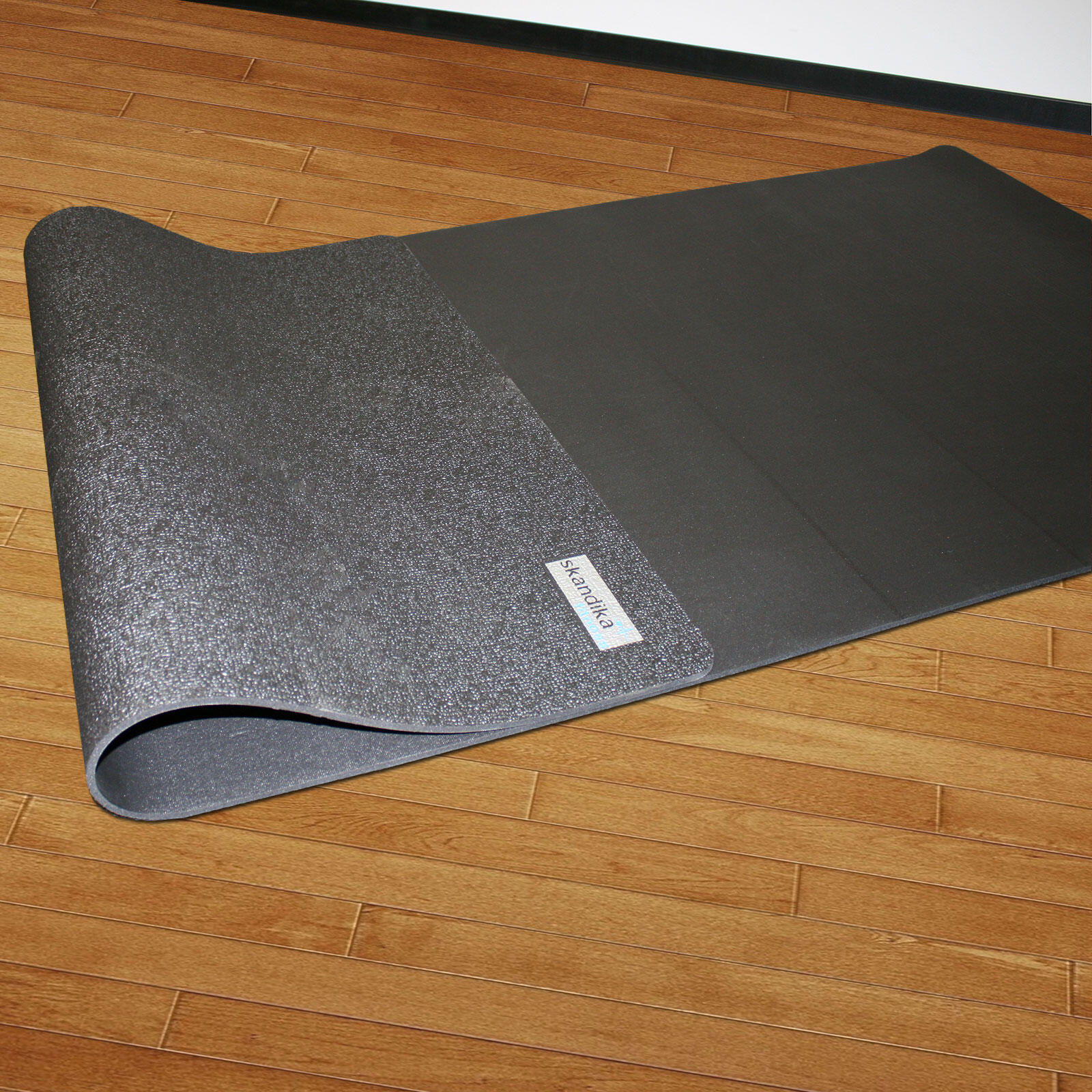 Tapis de protection sol pour appareils fitness - 90 x 200 cm - noir 3/7