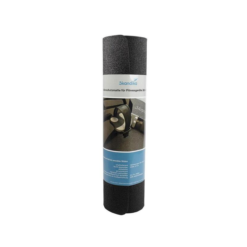 Tapis de protection sol pour appareils fitness – 65x230 cm – Noir