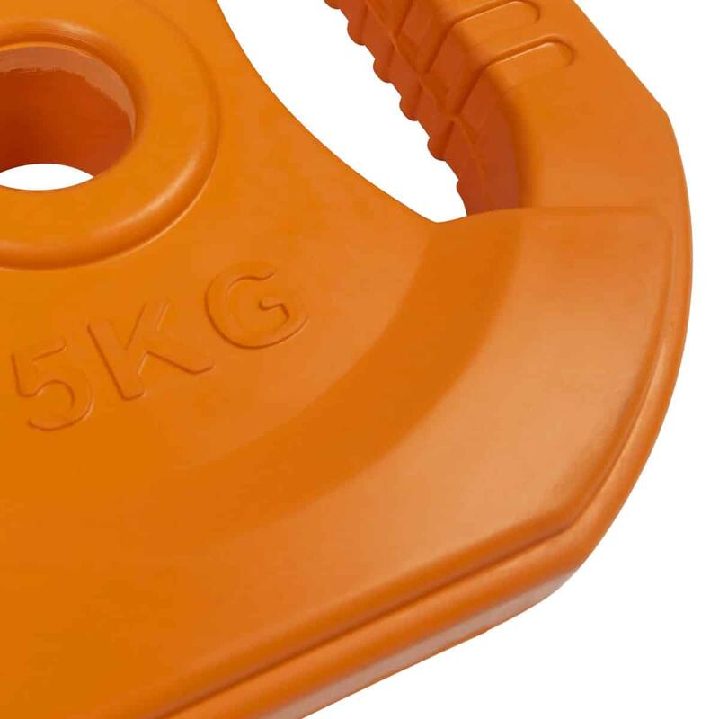 Gewichtsscheiben Pump Gummi und Griffe Ø 31mm (Satz von 2)