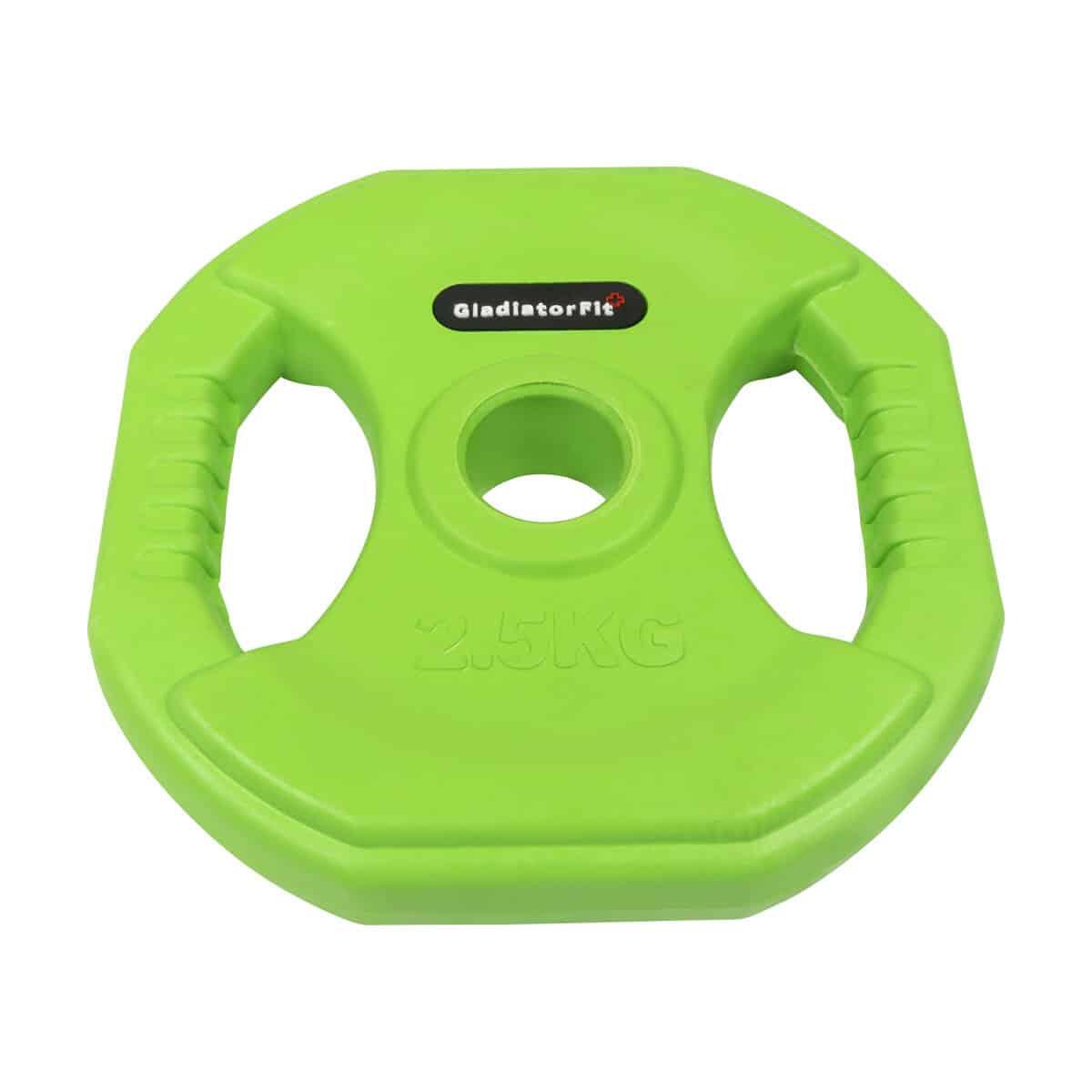 Bomba de discos de goma con asas Ø 31mm GladiatorFit (juego de 2) 2/4