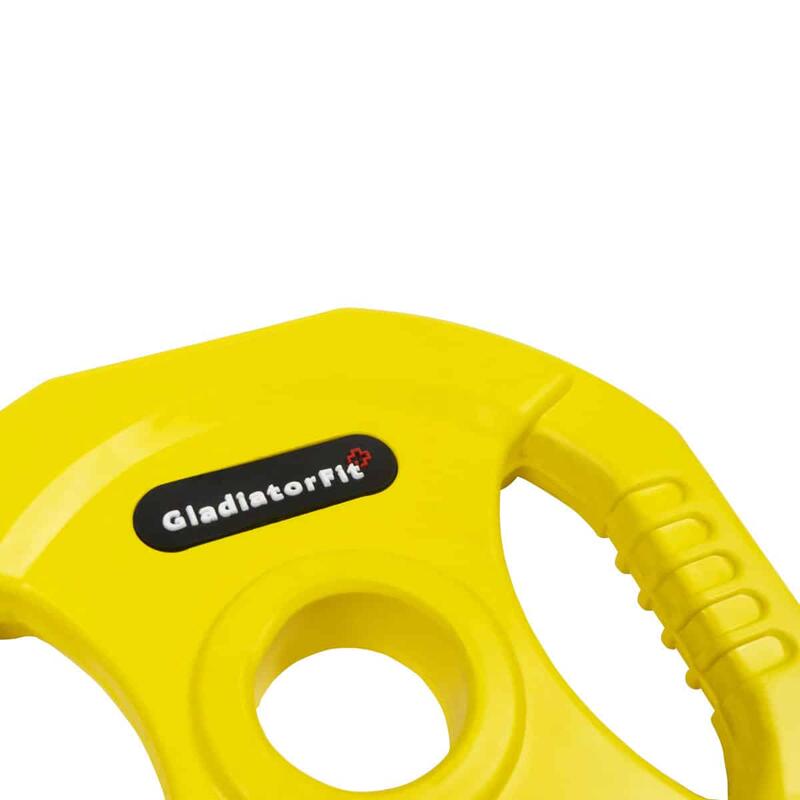 Gewichtsscheiben Pump Gummi und Griffe Ø 31mm (Satz von 2)