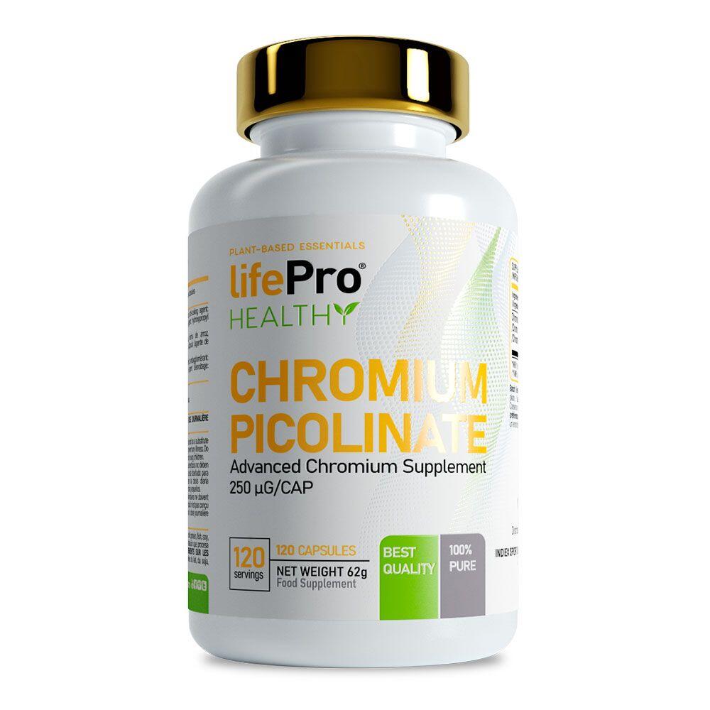 LIFE PRO NUTRITION Essentials Chroom Picolinaat 120caps Life Pro