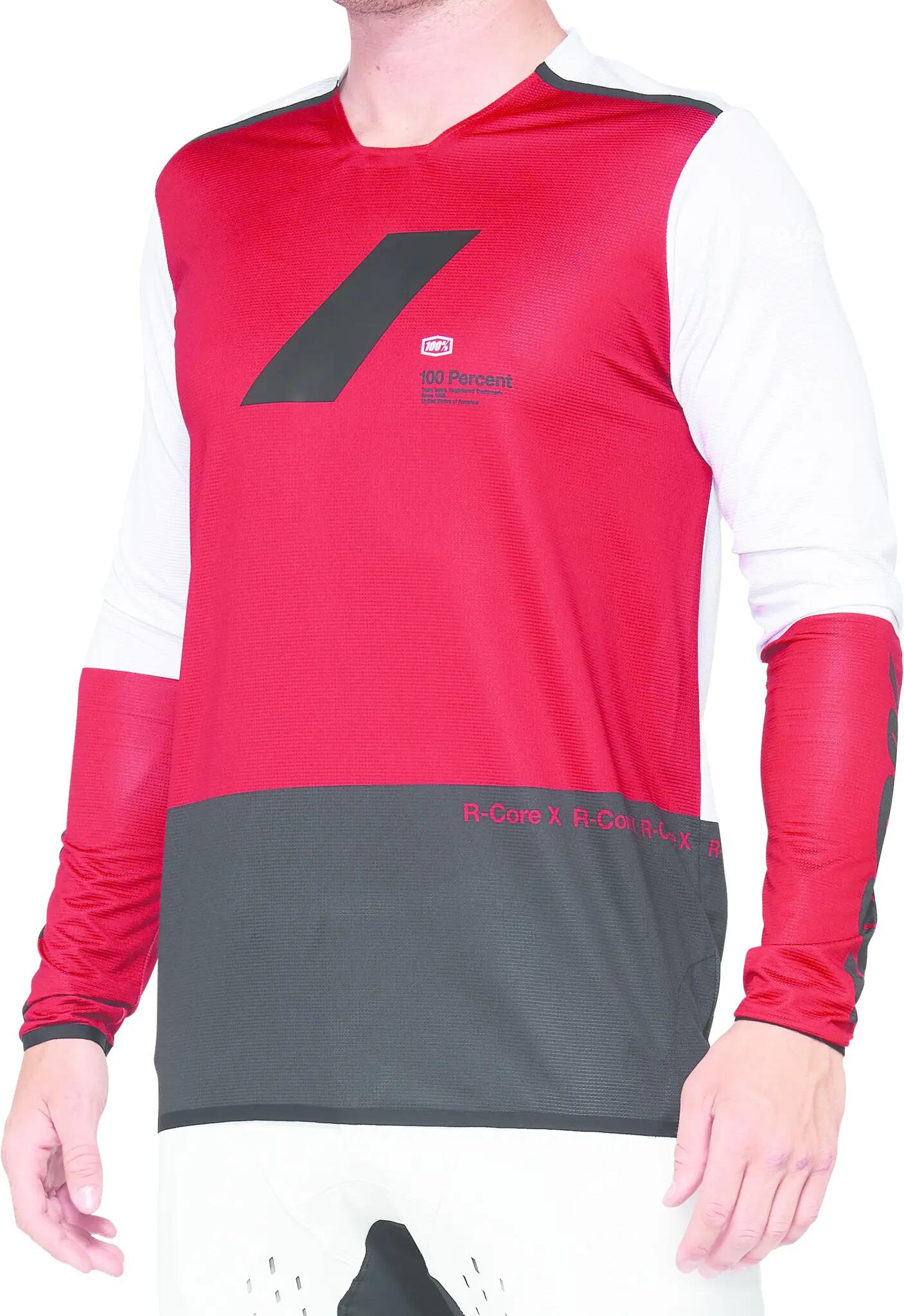 100% R-Core X Jersey Cherry / Preto 3/4