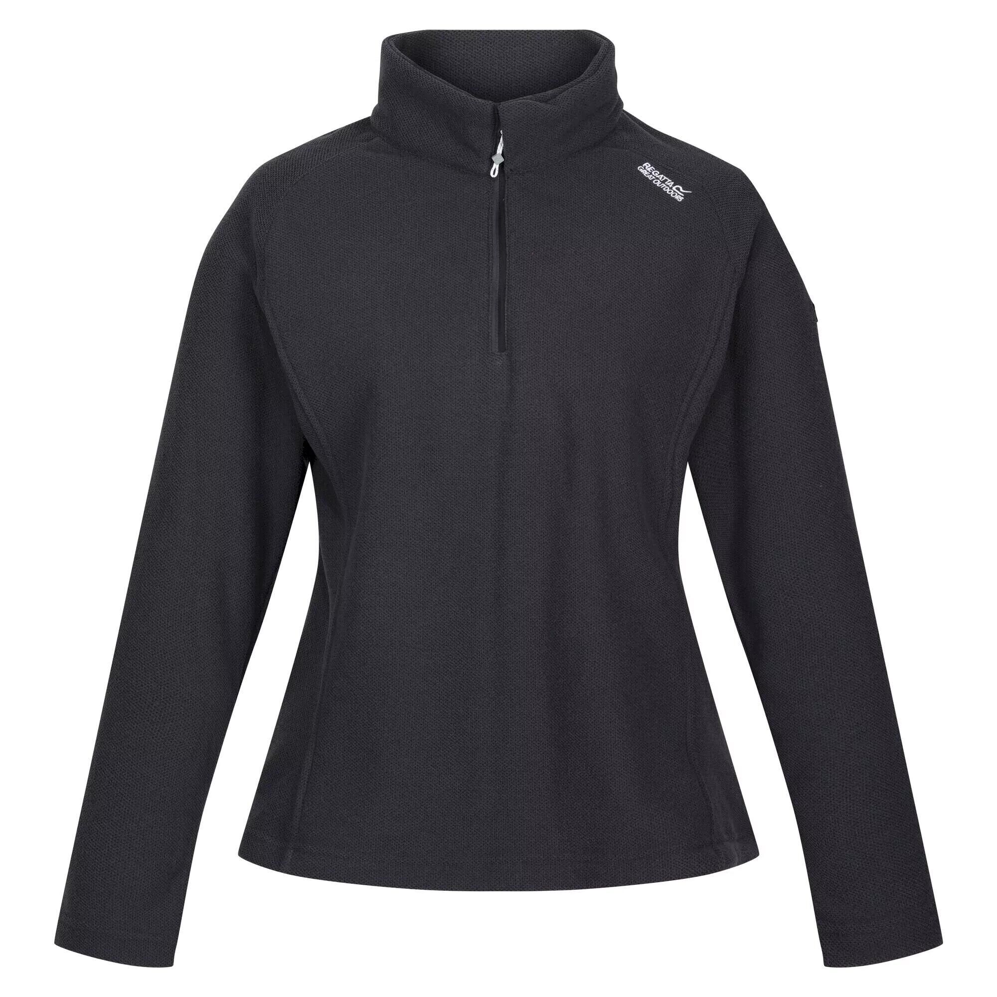 REGATTA Womens/Ladies Kenger II Quarter Zip Fleece Top (Seal Grey)