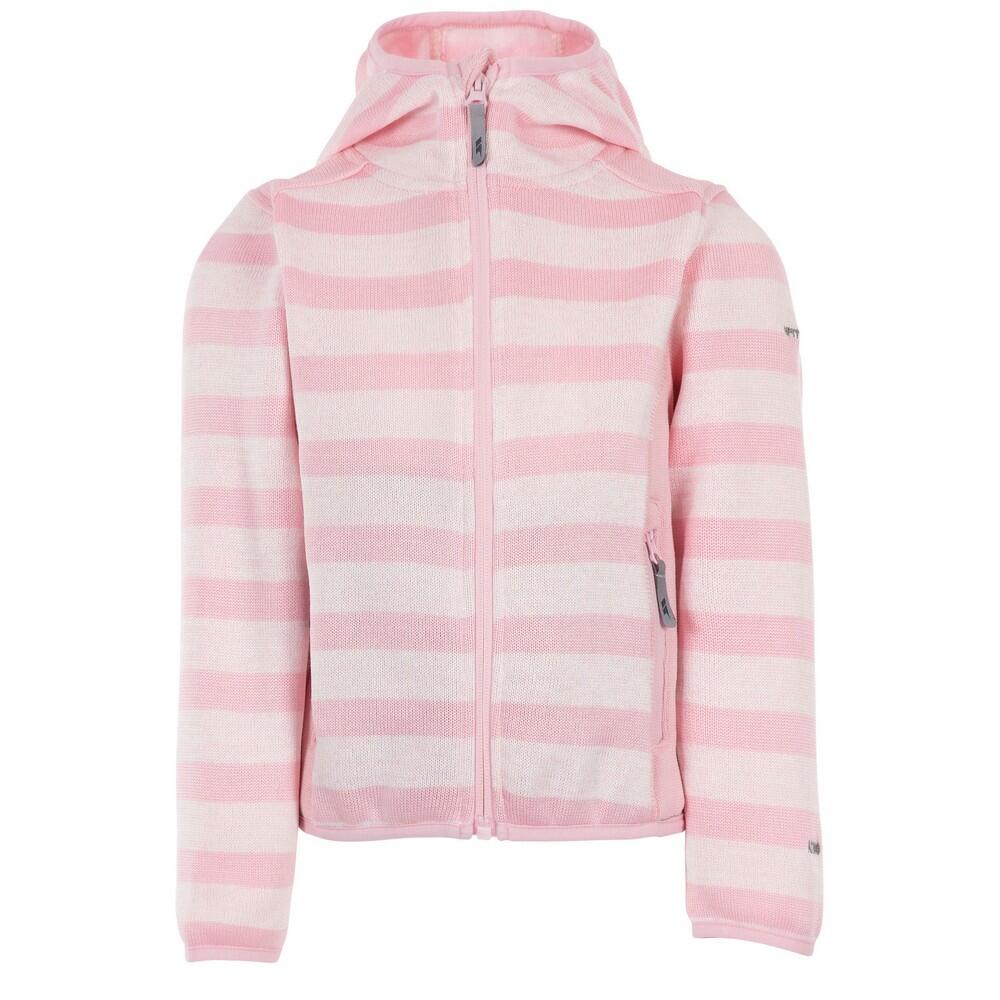 Children's CONJURE fleece jacket (Pale pink)