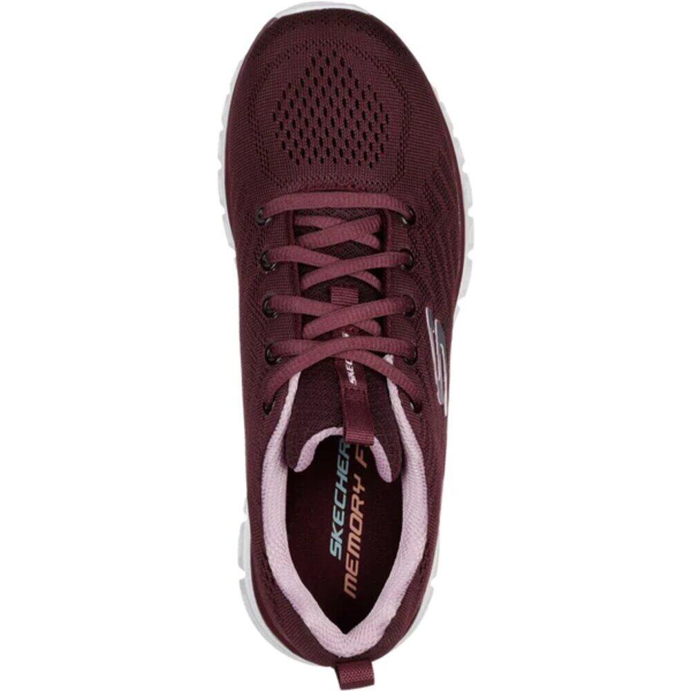Womens/Ladies Graceful Get Connected Trainers (Wine) 4/5