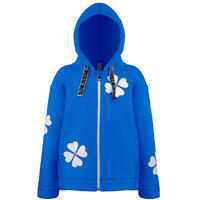 Veste A Capuche Poivre Blanc 1604 Sherpa King Blue Femme