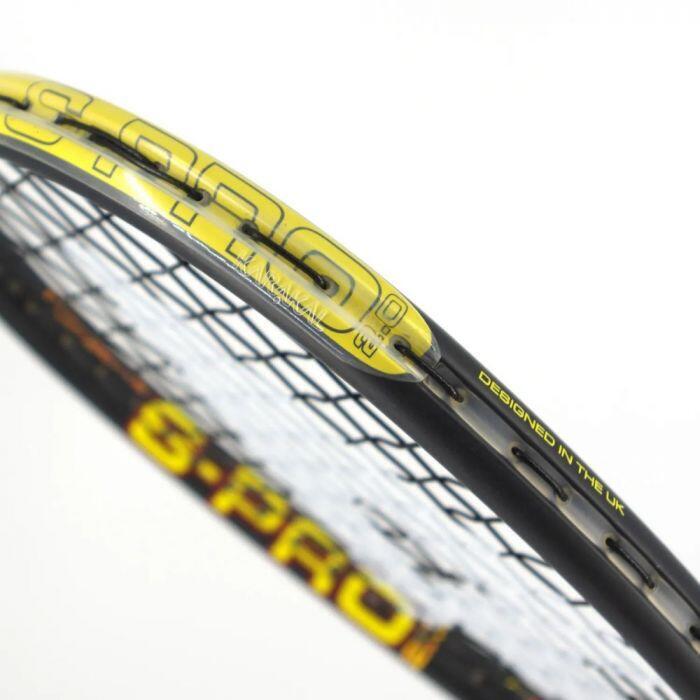 S Pro Elite 2.0 (2022) Adulte Raquette de Squash - Noir/Jaune