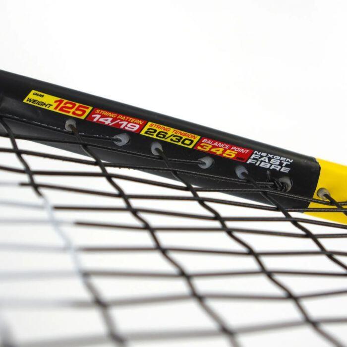 S Pro Elite 2.0 (2022) Adulte Raquette de Squash - Noir/Jaune