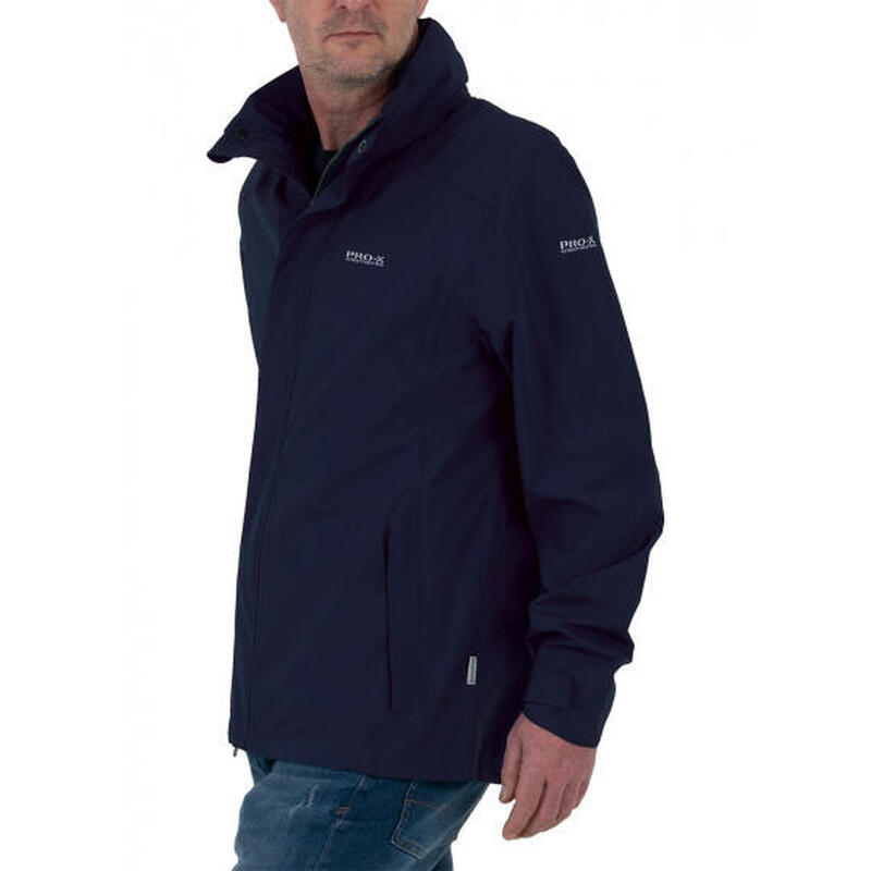 Outdoorjas Sky heren polyester marineblauw mt S