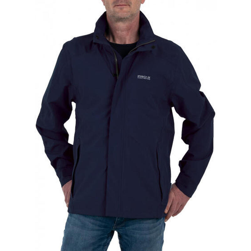 Outdoorjas Sky heren polyester marineblauw mt S