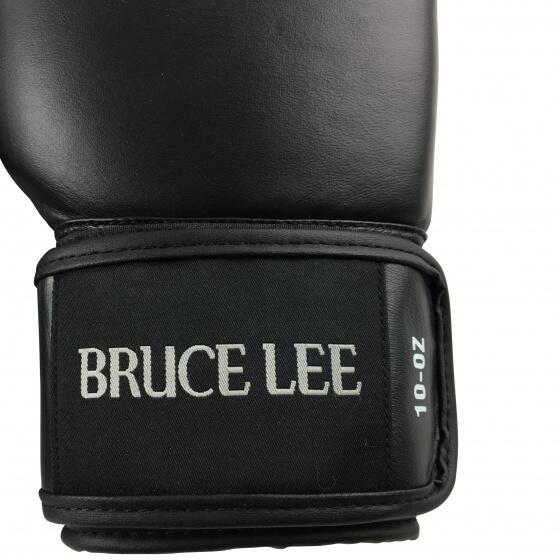 Bruce Lee Allround Boxing Glove Boxhandschuh Pro schwarz 12 oz 5/7