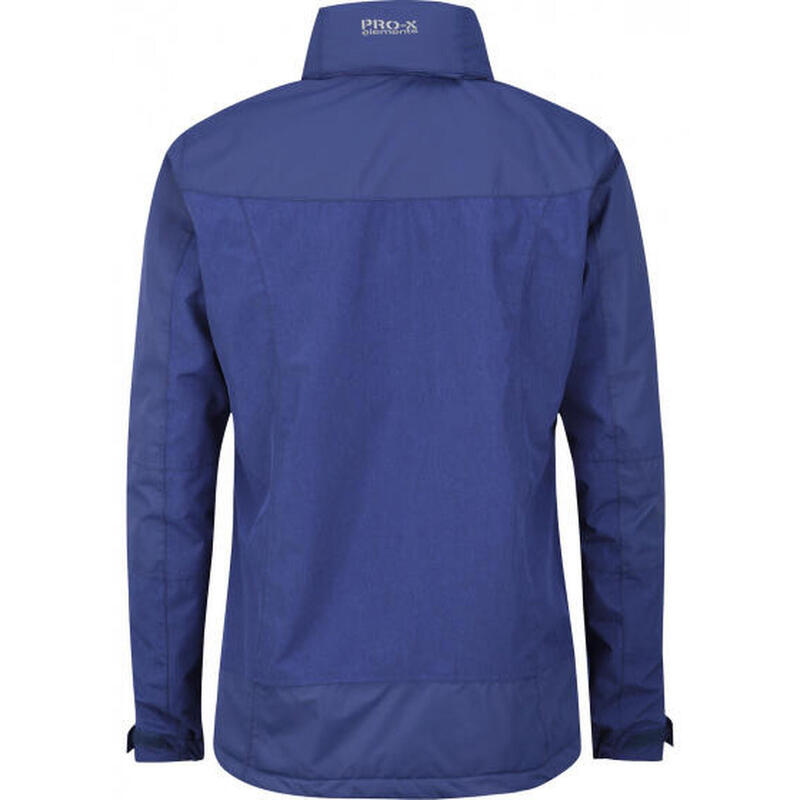 Outdoorjas Liane dames polyester blauw maat 36