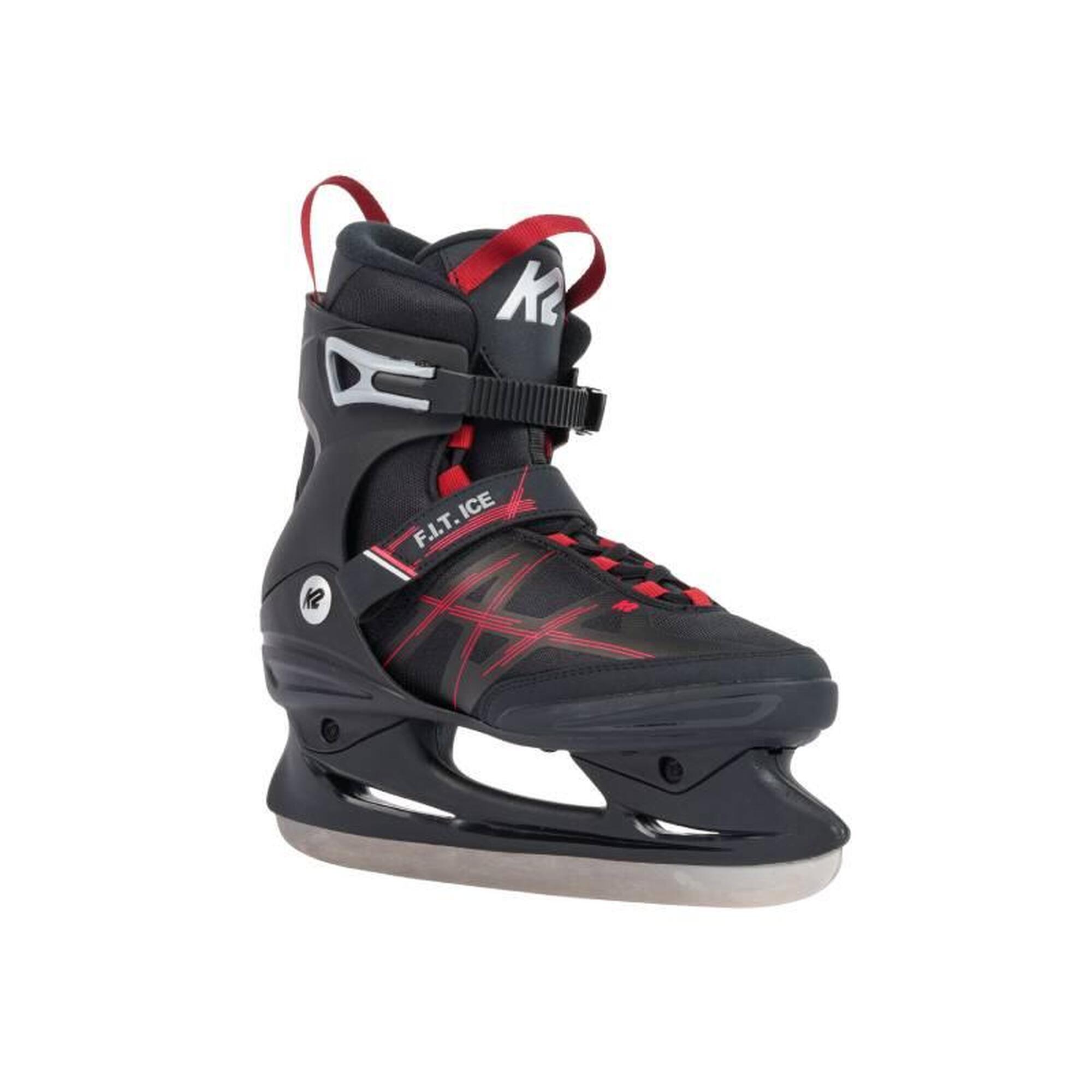 Felnőtt Férfi jégkorcsolya - K2 FIT Ice black/red