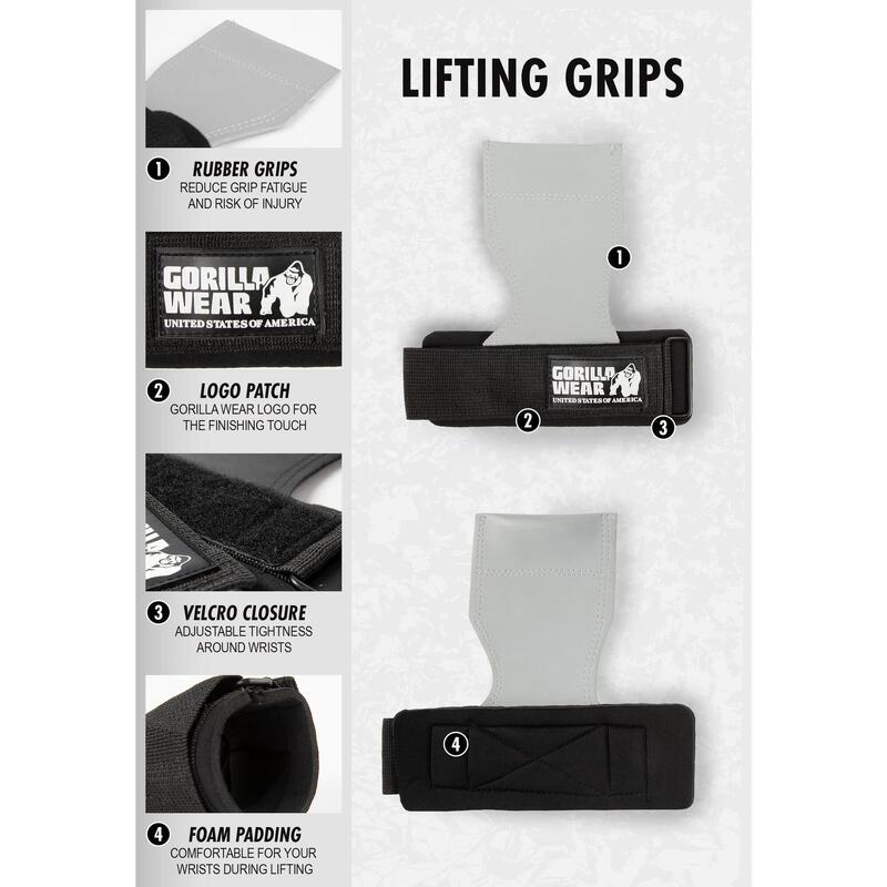Lifting Grips - Black/Gray
