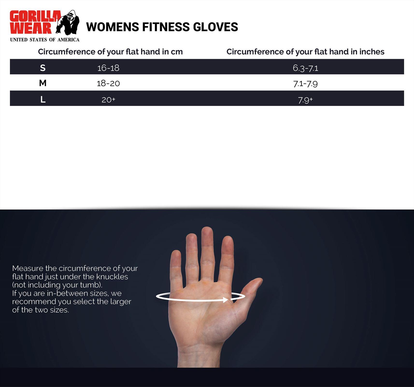 WoUomo Guanti da fitness - Nero/Viola 4/4