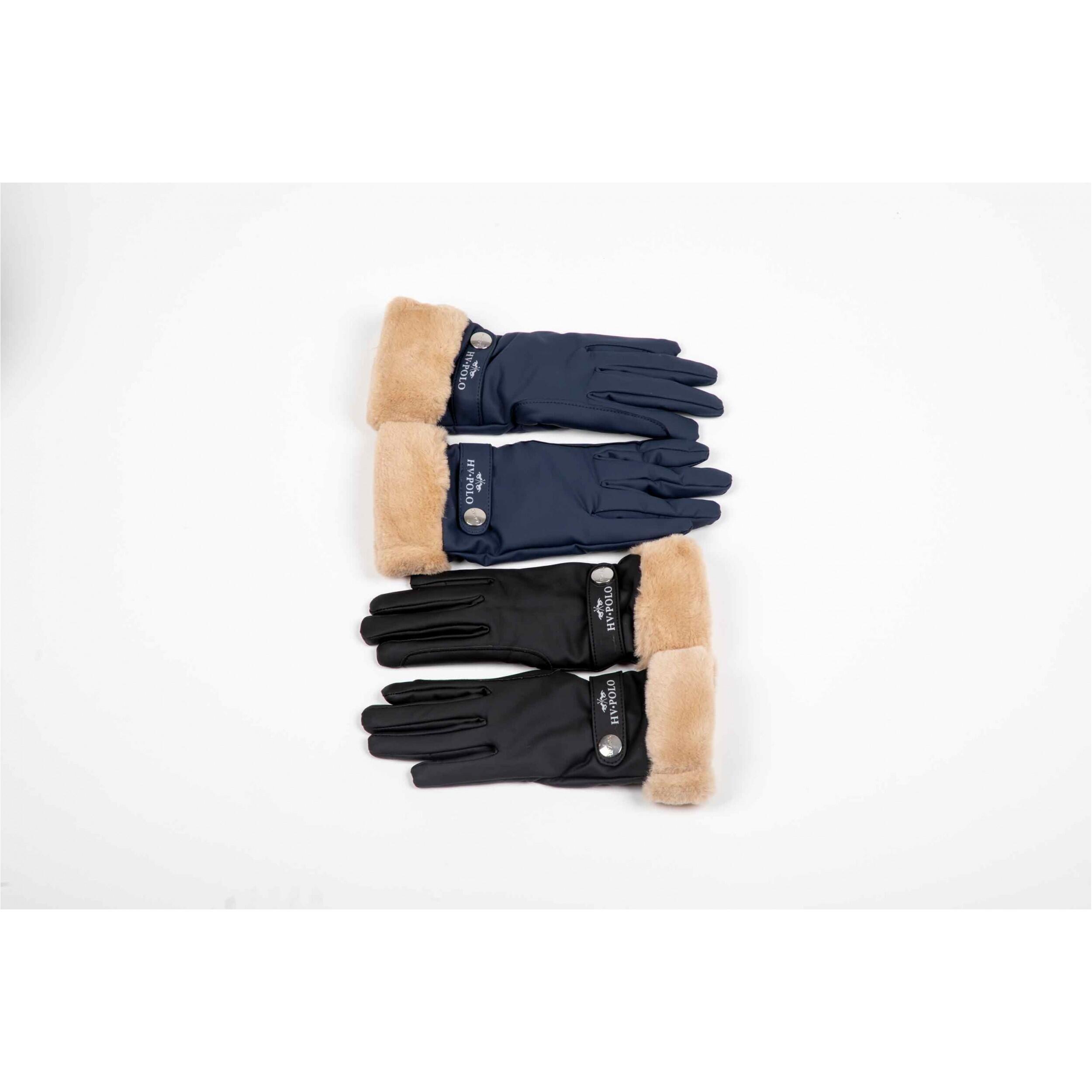 Guantes equitación para mujer HV Polo Garnet 3/3